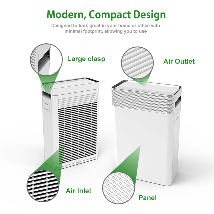 Compact Design Air Cleaners, Thailand Air Purifiers for Family Room