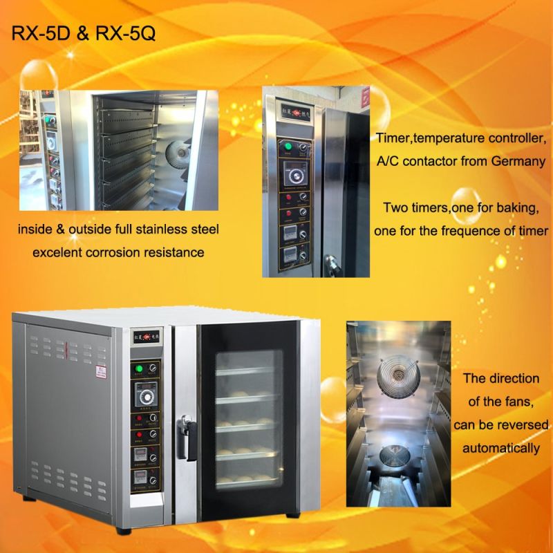5-Tray Electric Convection Oven with Ce Certificate (real factory)