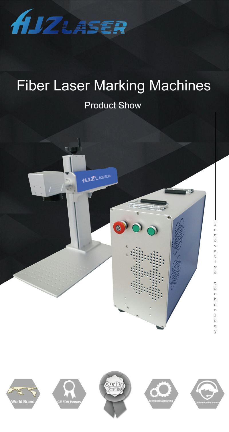 Compact Size Air Cooling Metal Fiber Laser Marking Machine