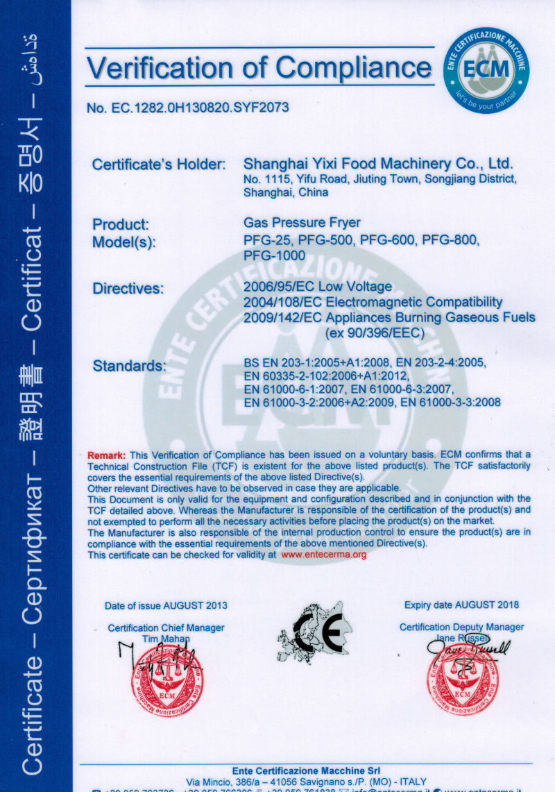 Pfg-600 Cnix Stainless Steel Commercial Chicken Pressure Fryer