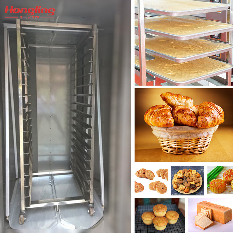 16-Tray Diesel Rotaty Oven for Baking Bagutte with Steamer