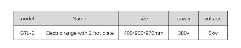 Electric Stove/Electric Oven with Hot Plate/Commercial Electric Range