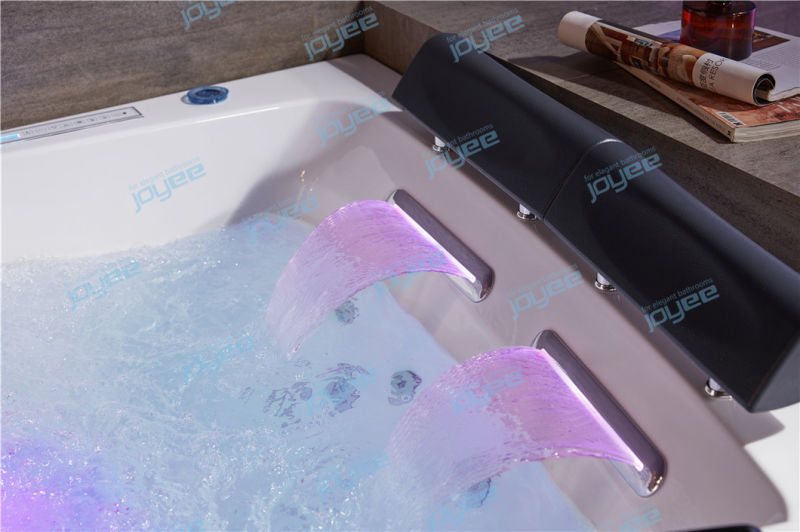 Joyee Hot Sale Outdoor SPA Bath Whirlpool Hot Tub with LED Lights