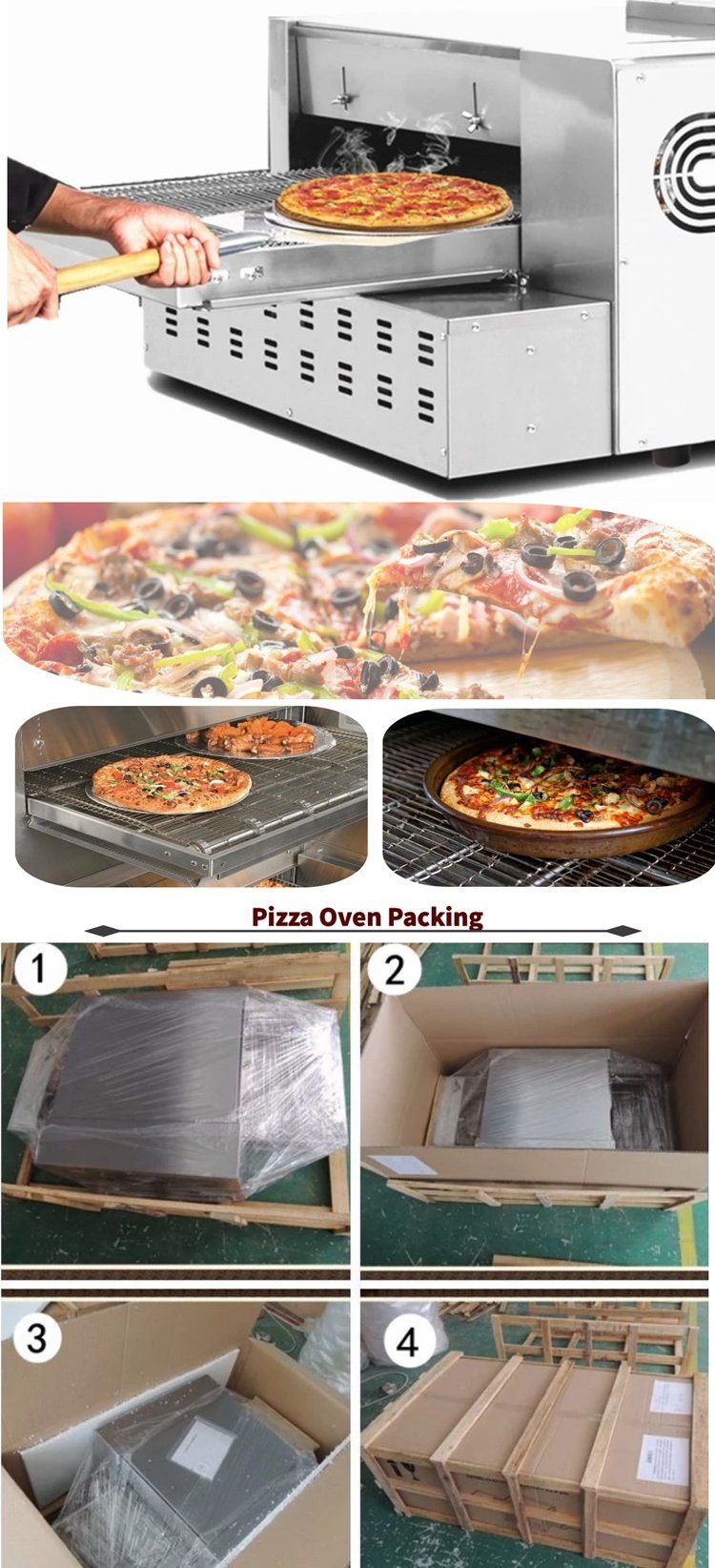 Commercial Electric Deck Pizza Oven Portable Baking Oven Deck Oven for Sale