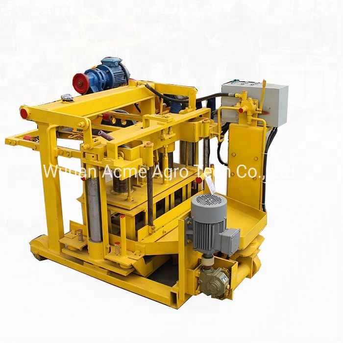 Hot Selling Qt40-3A Small Mobile Small Concrete Brick Making Machine