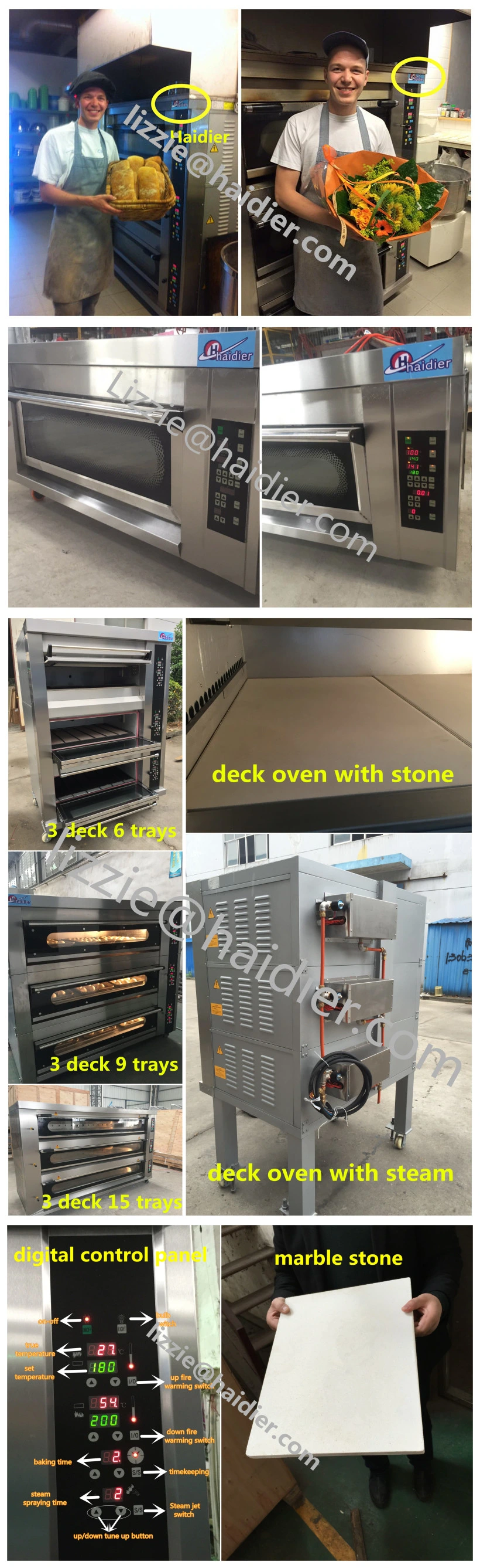 Forno elettrico 4 strati forno elettrico panificio panificio panificio panificio panificio panificio panificio panificio piattaforma Forno