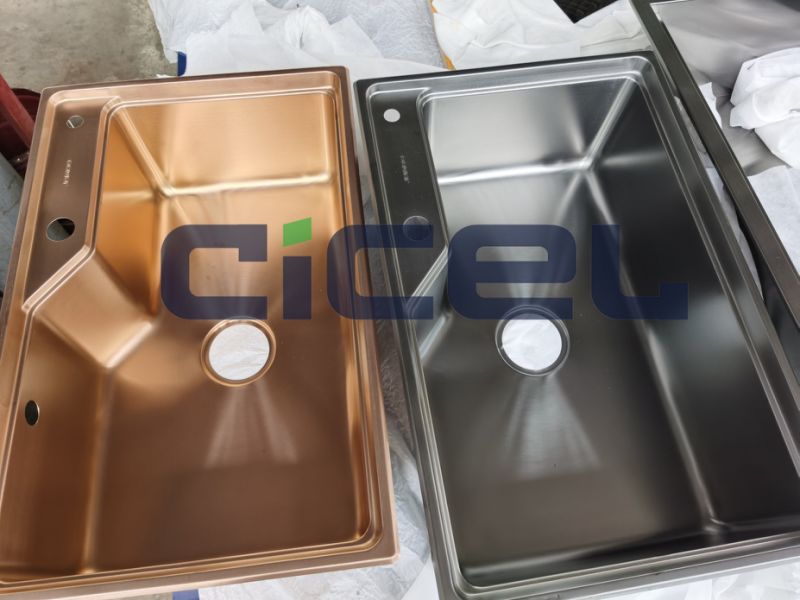 Cicel Water Tank Gold/Rose Gold Color Titanium Coating Equipment