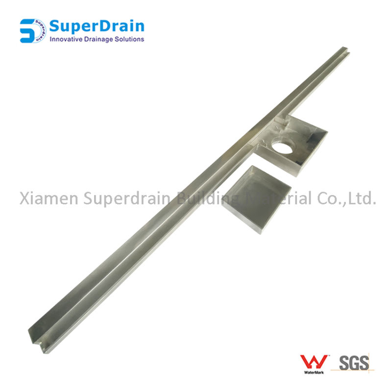 Popular Style Purify Filtering Sliver Chrome Anti-Bacteria Copper Bathroom Square Floor Drain