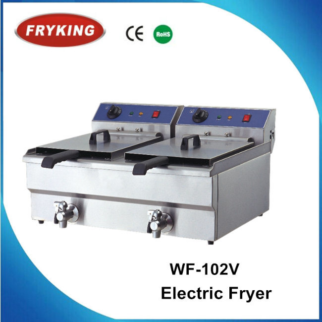 Ce Approved Stainless Steel Commercial French Fries Deep Fryers