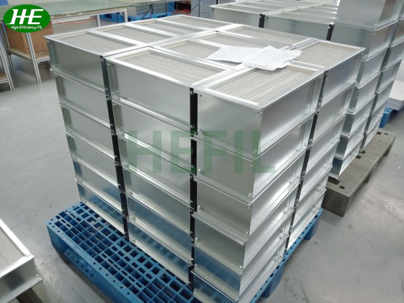 Deep Pleated Al Separator High Efficiency Clean Room Air Filter