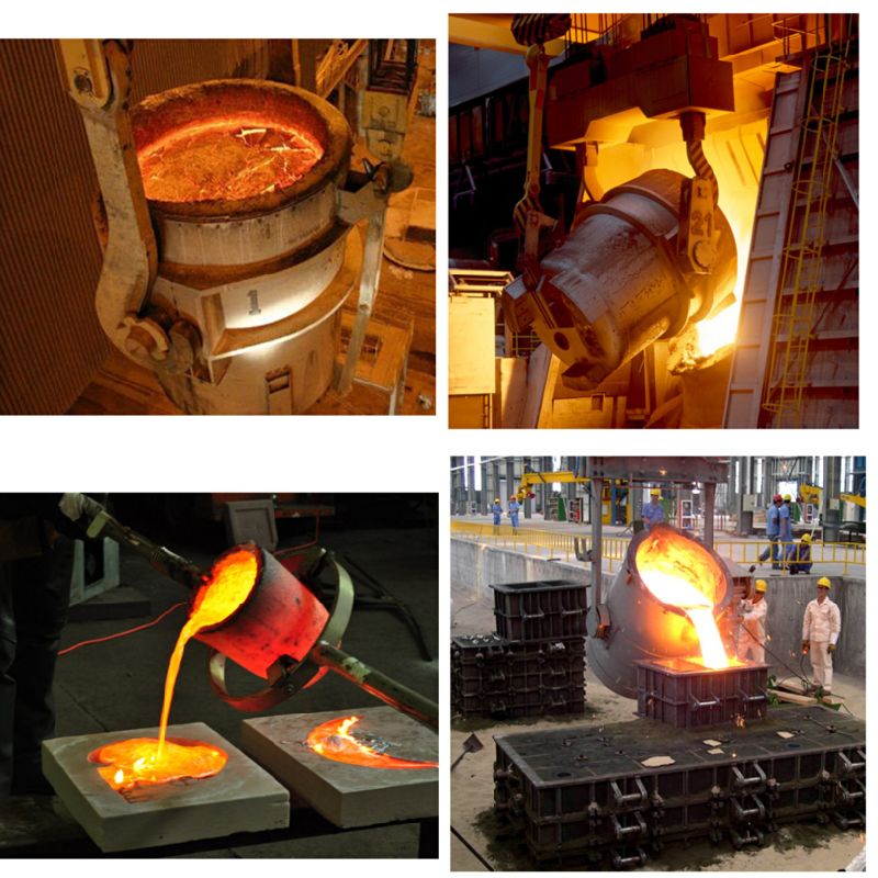 Manual Hot Metal Ladle for Carbon Steel Foundry