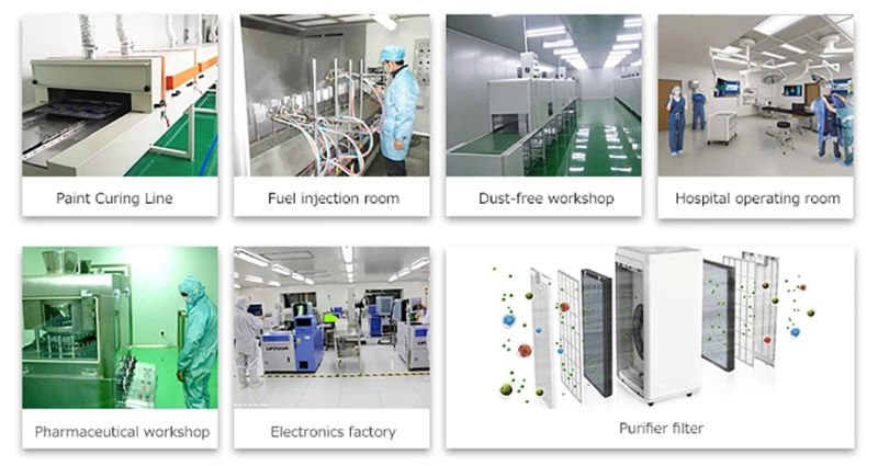 Preliminary Efficiency Activated Carbon Panel Air Filter for Clean Workshop