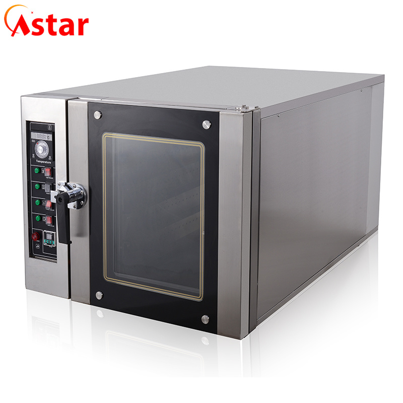 Stainless Steel Commercial Bakery Convection Oven 5 Trays Electric Oven