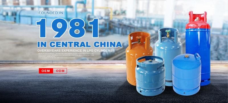 Small Size 13L 5kg Gas Cylinder