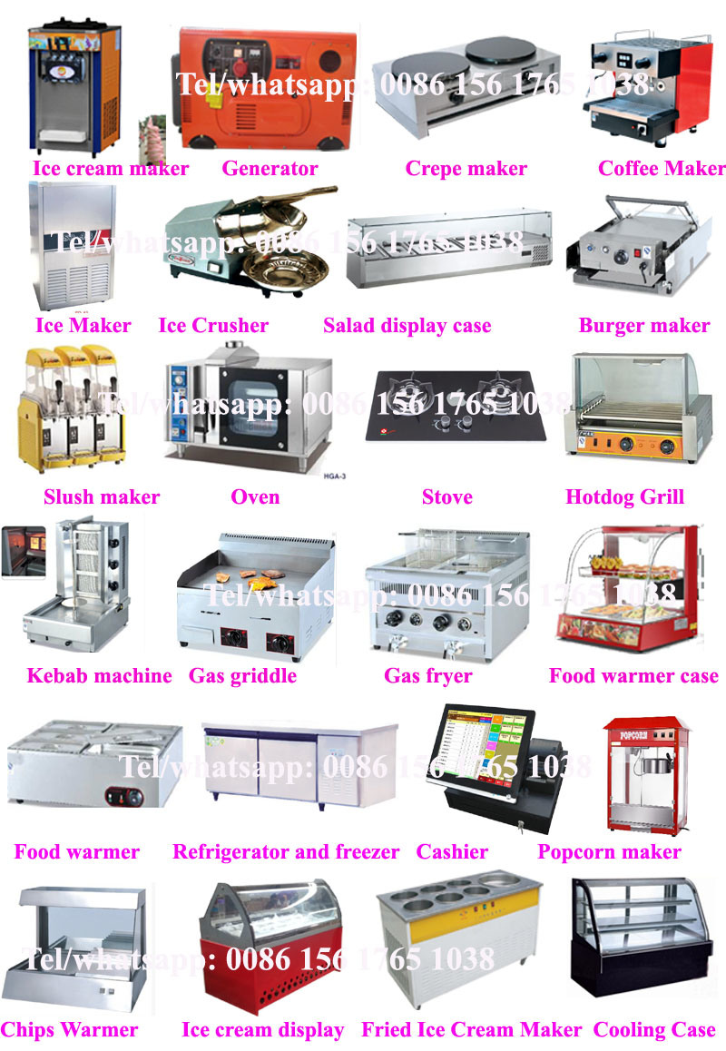 Stainless Steel Mobile Pizza Bakery Fryer Food Truck