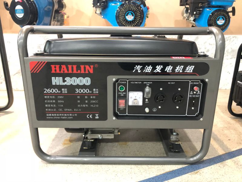 Air Cooled Small Gasoline/Diesel Engine Single Cylinder Portable Power Electric Generator