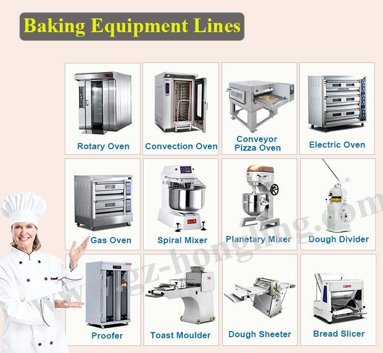 Hot Air Gas/Electric Convection Oven for Bakery