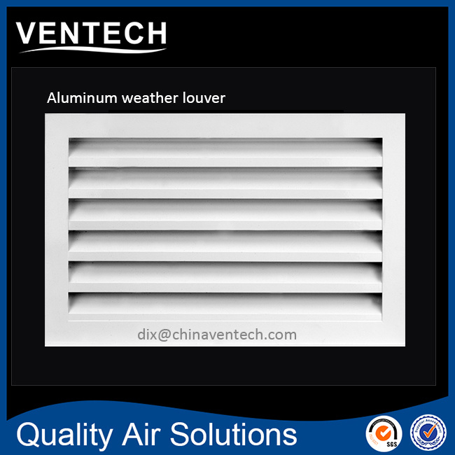 HVAC Air Duct Outdoor Wall Weather Louver Grilles