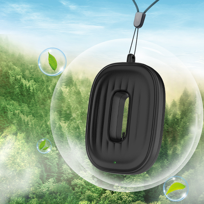 Portable Wearable Negative Ion Generator Necklace Ionizer Air Purifier