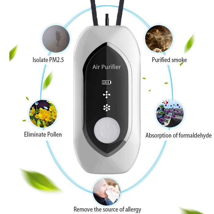 Best Portable Wearable Personal Negative Ion Air Purifier Ionizer Necklace
