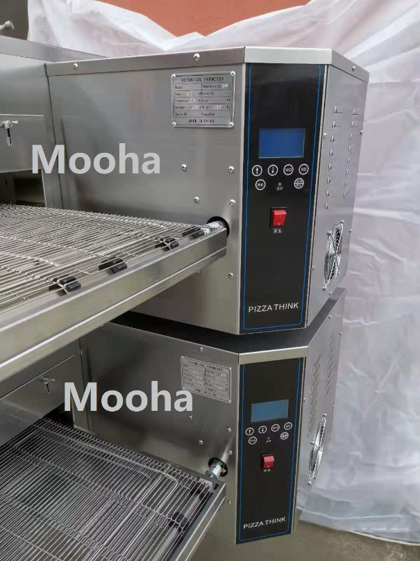 Commercial Electric Gas Pizza Convection Baking Oven Conveyor Oven