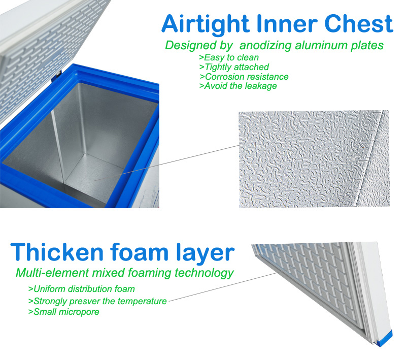 Large Capacity Top Open Chest Deep Freezer