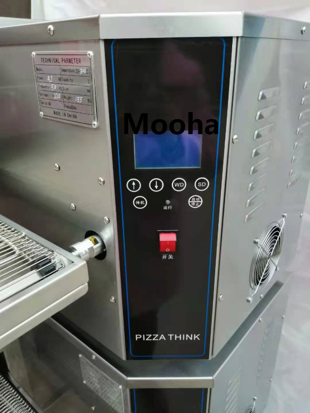 Commercial Electric Gas Pizza Convection Baking Oven Conveyor Oven