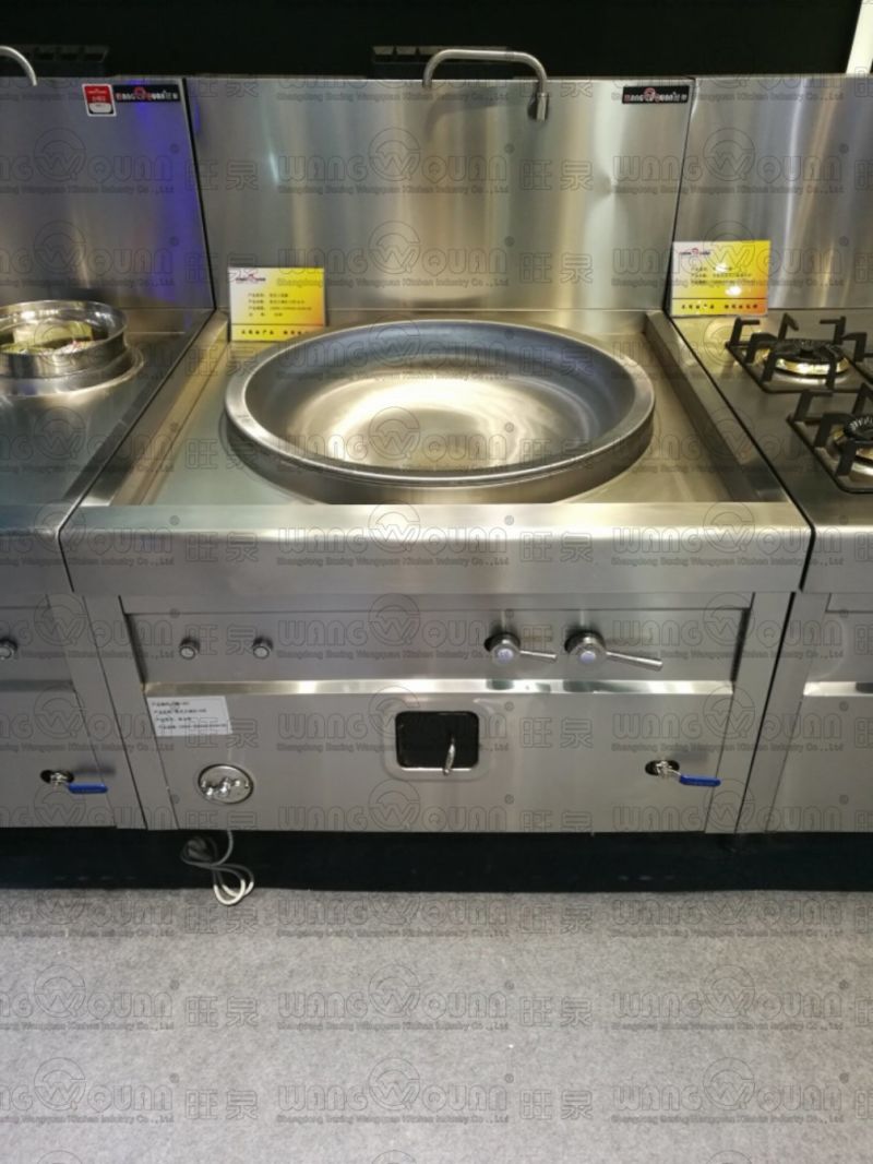 Double Big Burners Fried Stove Chinese Cooking Stove for Hotel