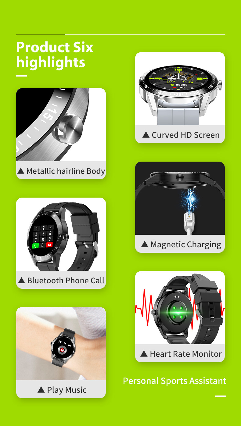 Smart Watch Hot Selling Fitness Track Touch Screen Message Reminder Sport Smart Watches