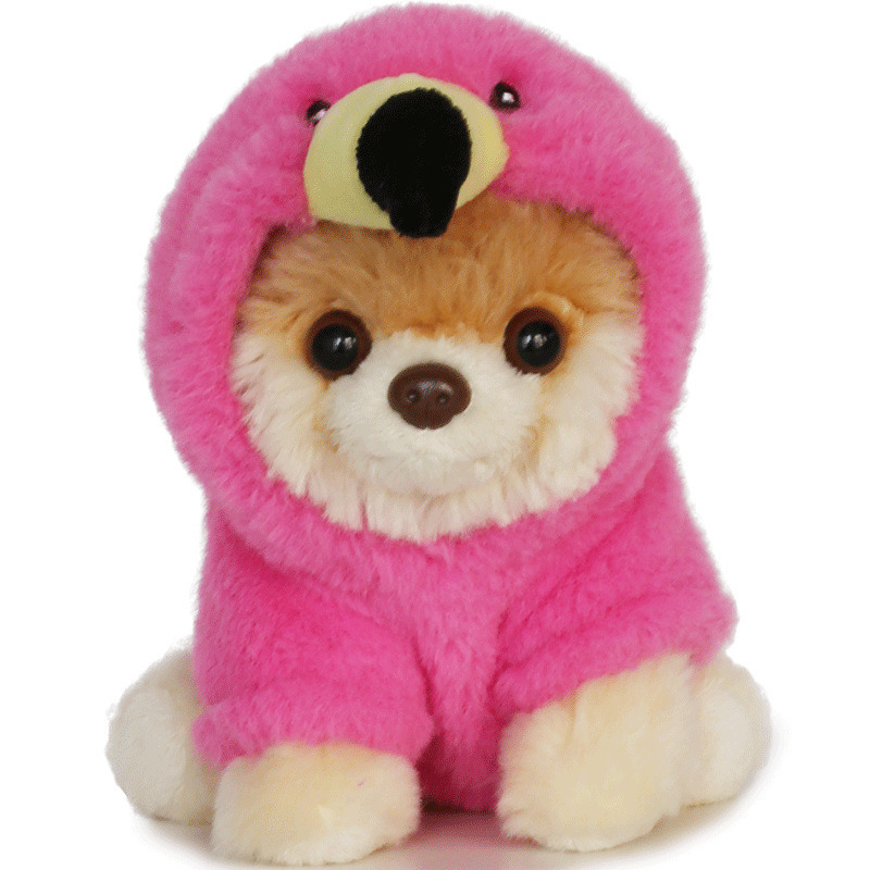 Mini Adorable Dog Plush Toys with Cute Mini Big Ear Rabbit Clothes