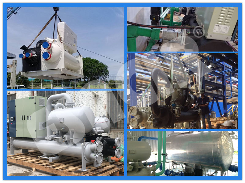 Commercial Air Cooled Chiller Water Cooled Chiller with Flooded Evaporator