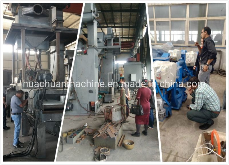Single Or Double Hook Type Airless Shot Blast Cleaning Machine
