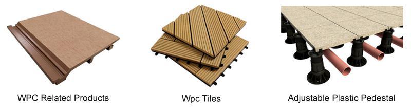 WPC Decking Cover Outdoor Wood Flooring WPC Outdoor Decking