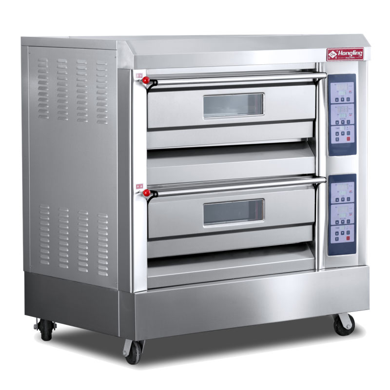 Bakery Equipment / 2-Deck 4-Tray /Gas Oven for Real Factory