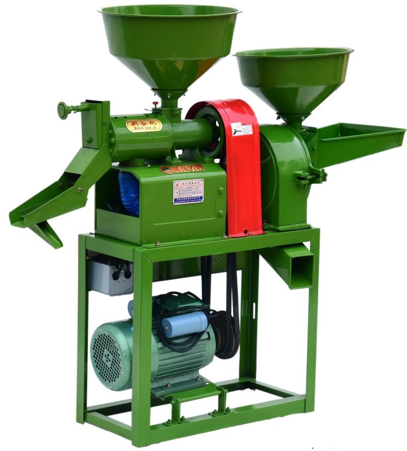 Mini Combined 140kg/H Maize Flour Mill Machine /Farm Machinery