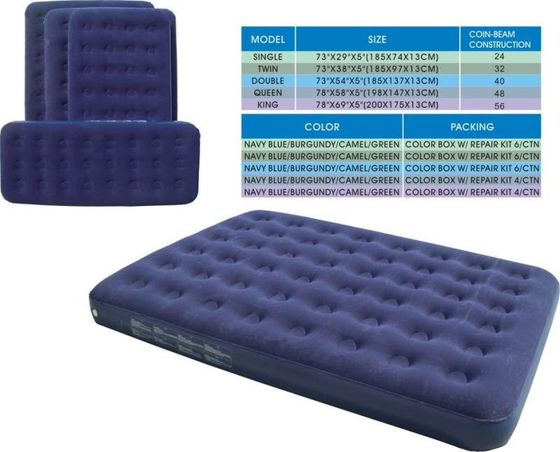 Inflatable Airbed /Flocked Air Bed