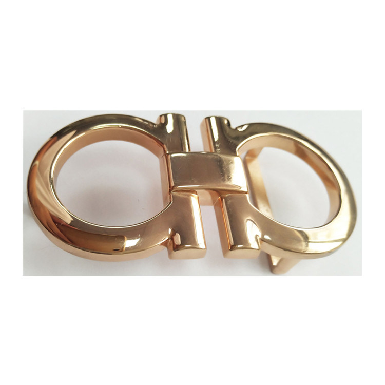 Hot Selling D Ring Shape Gold Plated Belt Buckle Factory for Woman