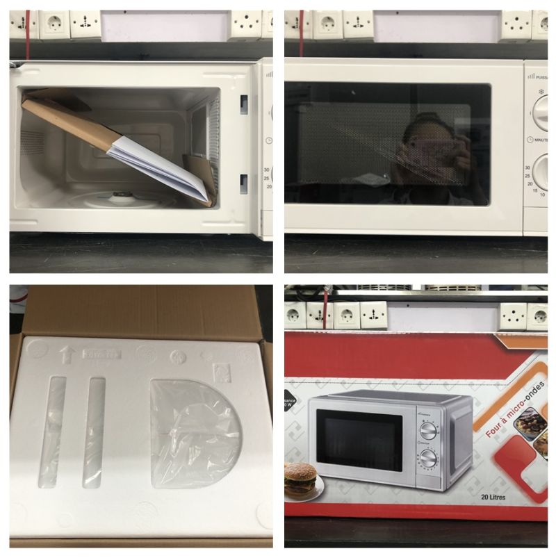 20L Portable Mechanical Control Tabletop Microwave Oven