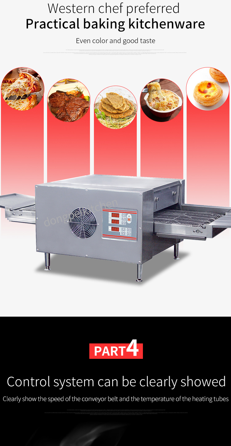 Commercial Tunnel Pizza Oven, Conveyor Oven/Chain Belt Pizza Oven