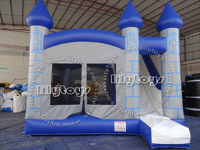 Inflatable Combo Jungle Castle with Mini Slide for Kids