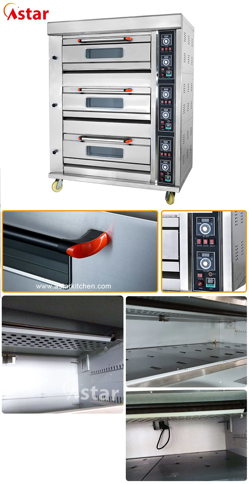 Baking Machine Commercial Bakery Equipment Pizza Oven Baking Oven