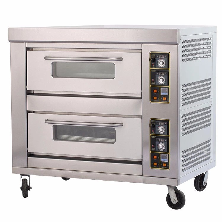 Junjian Commercial Automatic Bakery Bread Gas Pizza Oven Deck Oven