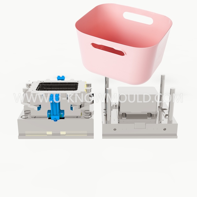 Kitchen Washing Basket Injection Mould Double Drain Basket Mold