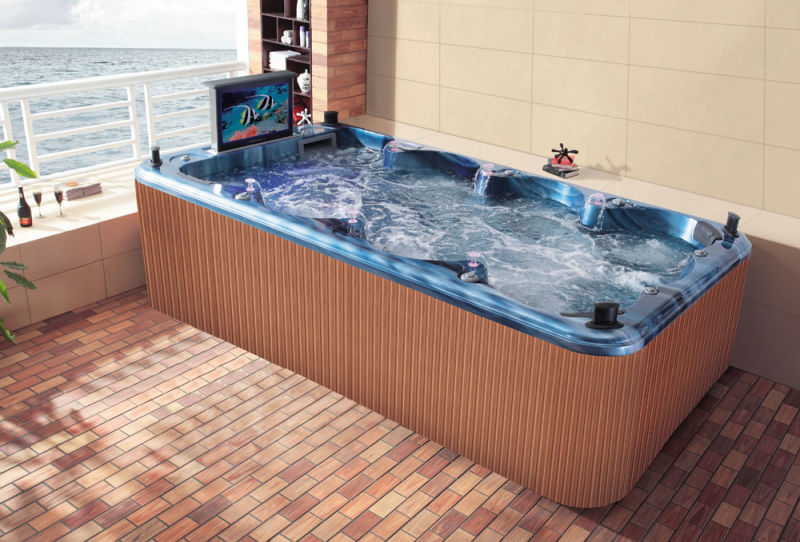 Family Size Indoor Outdoor SPA Jacuzi Hot Tub 8 Person