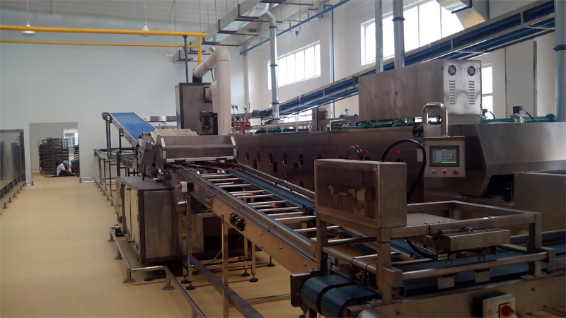 Industrial Automatic Continuous Bread Baking Conveyor Tunnel Oven Furnace