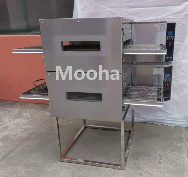 Commercial Electric Gas Pizza Convection Baking Oven Conveyor Oven