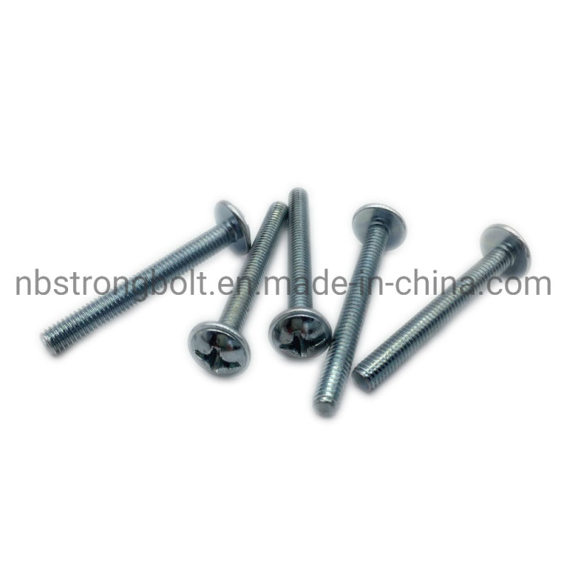 Kombi (SLOT+POZI) Machine Screw with Zinc Plated