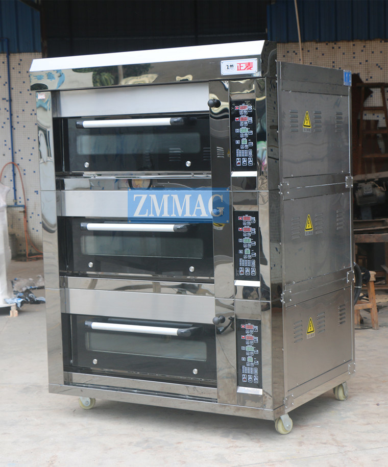 Bakery Electric Pizza Baking Deck Oven for Bakery (ZMC-312D)