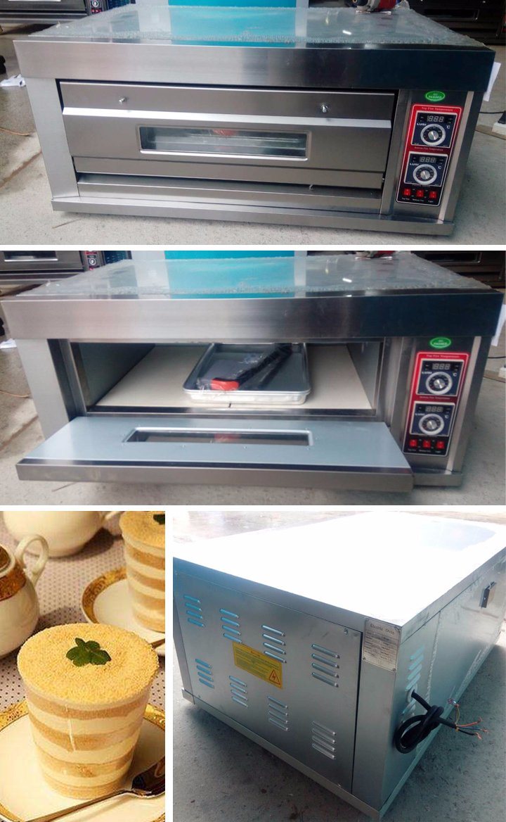 Commercial Stainless Steel Electric Small Single Deck Pizza Oven