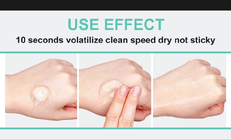 500ml 75% Alcohol Jasmine Skin Care Instant Square Bottle Hand Sanitizer